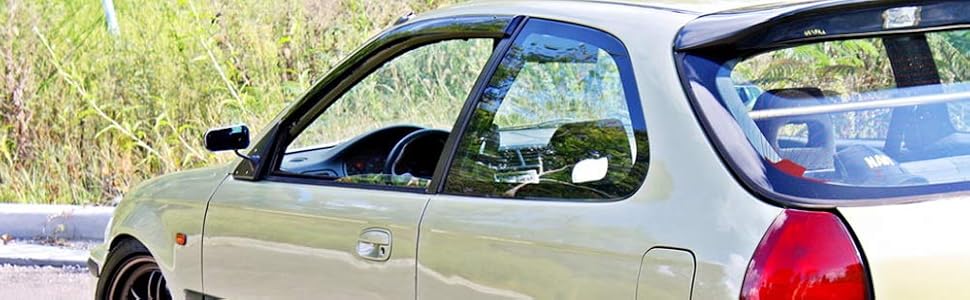 F1 Style Side Mirrors w/Blue Glass For Acura Honda Mazda Subaru Toyota Nissan Scion