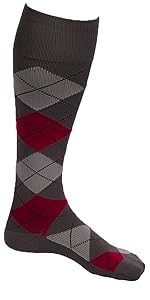 argyle comprssion socks