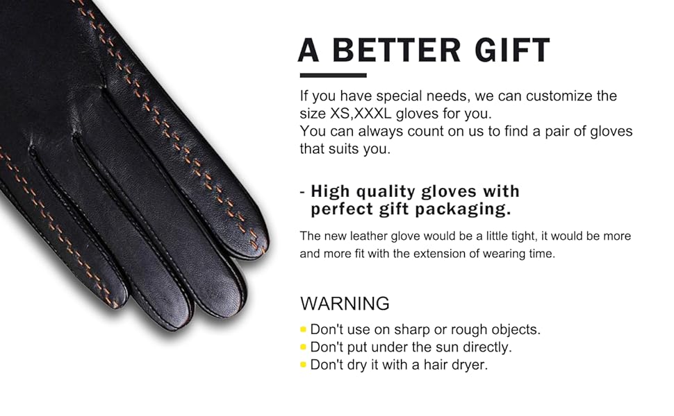 A Better Gift - Nappaglo Leather Gloves Men