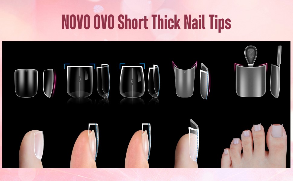 Short Thick Nail Tips