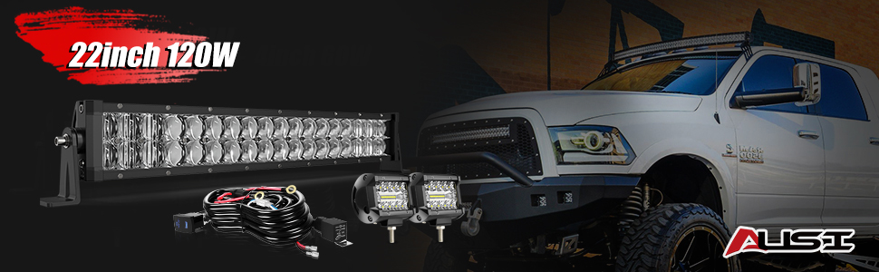 22inch 5D Curved Led Light Bar For Jeep Tractor Boat Off-Road SUV ATV Truck