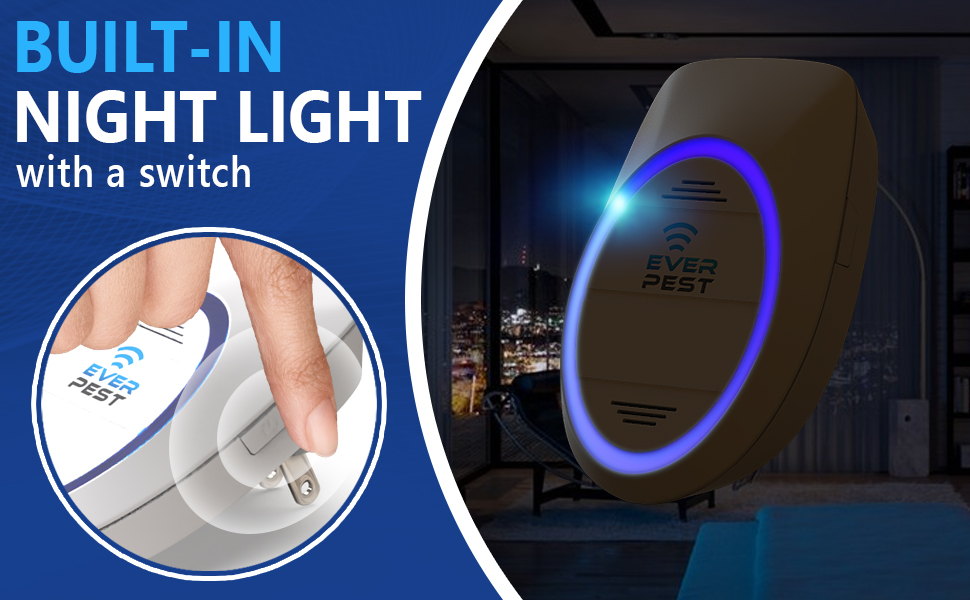 Ultrasonic Pest Control Repeller Plug in 2 Pack Insect