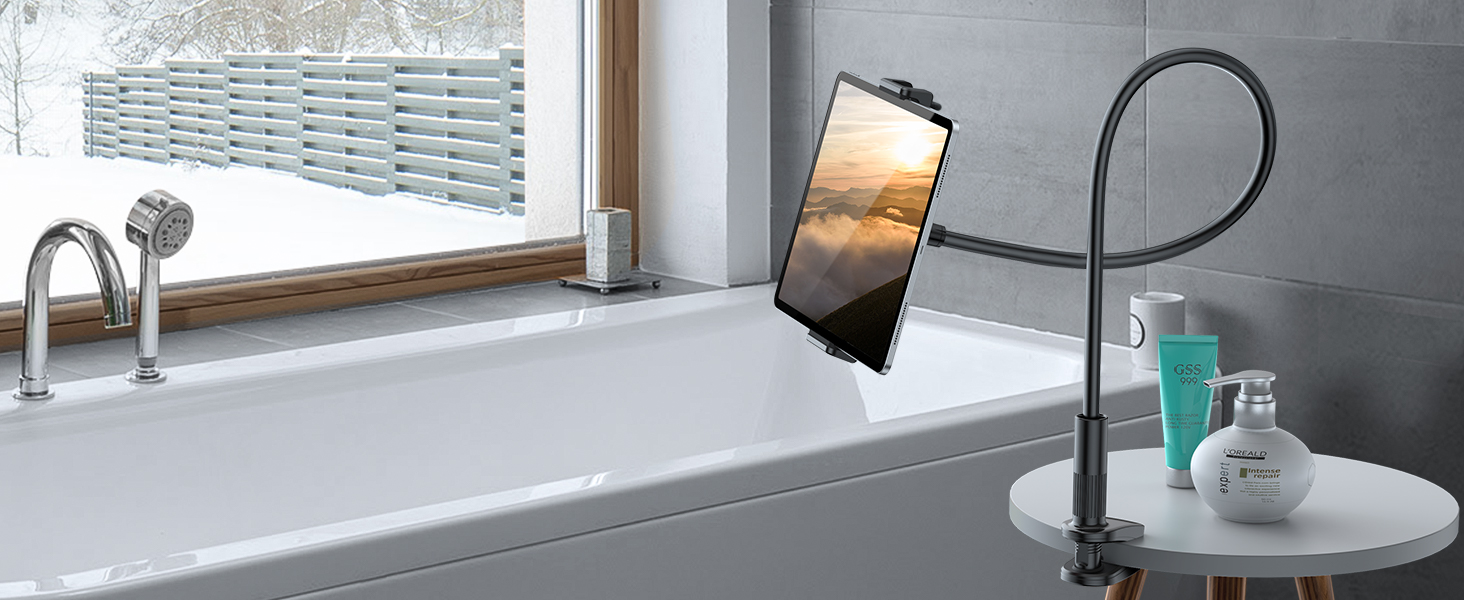 gooseneck ipad tablet holder