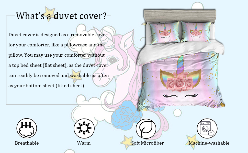 unicorn bedding