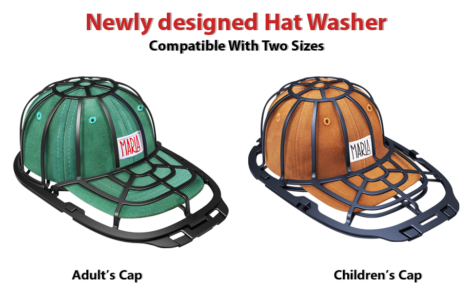 Hat Washer for Baseball Caps, Hat Washing Cage, Ballcapl Cap Washer for