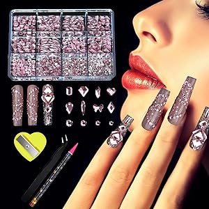 Nail Gem Kit, steentjes ingesteld voor nagels