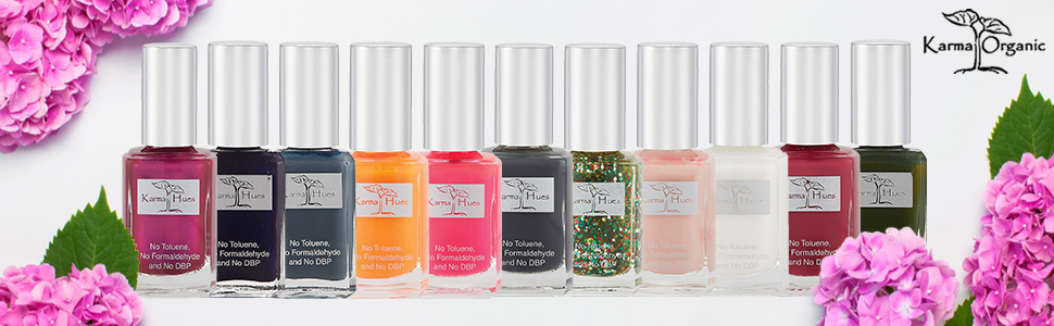 karma organic nail polishes