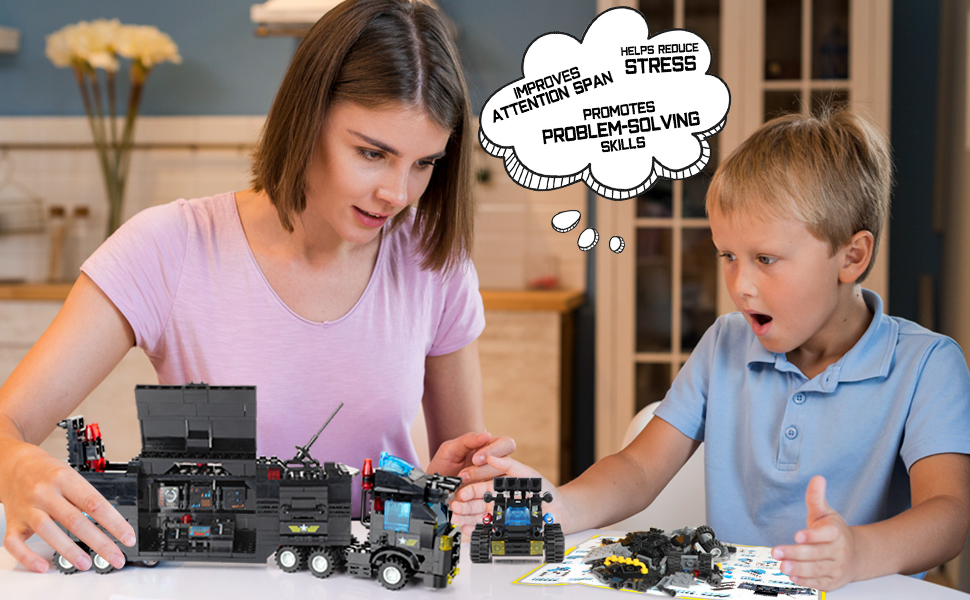 lego city police station command center truck cop car toy building sets vehicle helicopter boat kit