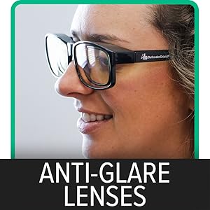 Fitover Universal Blue Light Blocking Glasses Feature Anti-Glare Lenses