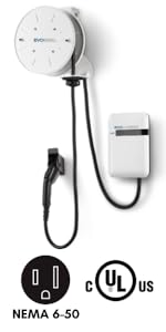 evocharge evse with evoreel