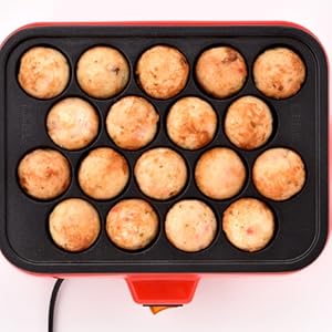 Amazon | 着脱式 角型 電気たこ焼器 | HOME SWAN | たこ焼き器 通販