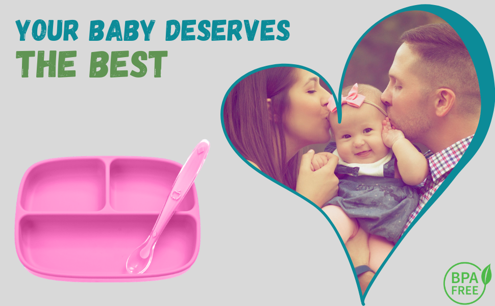 baby toddler suction plate bowl feeding dish kids silicone stick slip stay put blw baby led weaning