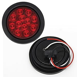 4'' round led trailer light