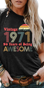 50th Birthday Gifts Womens Tee Shirts