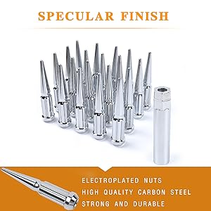 M14X1.5 SPIKE LUG NUTS