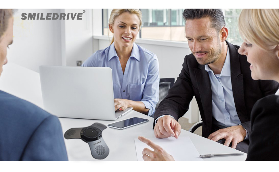 SMILEDRIVE Portable Bluetooth Mobile Conference Call Speaker (5 Watts