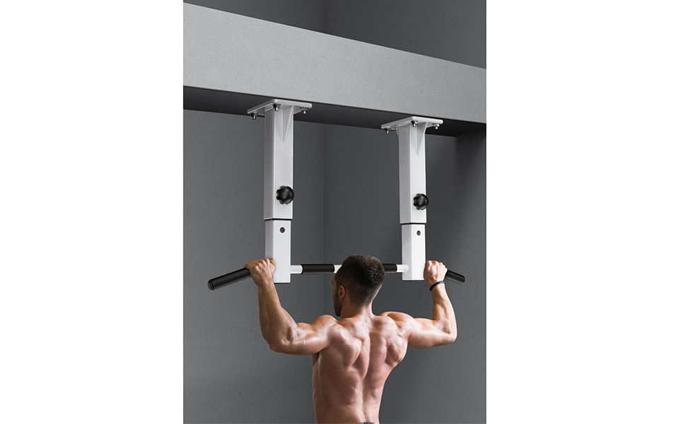 Aoneky Joist Ceiling Pull Up Bar Adjustable Chin Up Bar (Ceiling