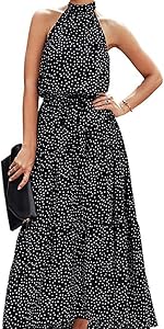 SVALIY halter beach dress