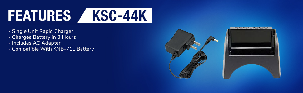 Kenwood KSC-44K Charging Cup and Adapter, Clip Together to Create Multi Charging Station 6 KNWD-KSC-44K (Single Pack)