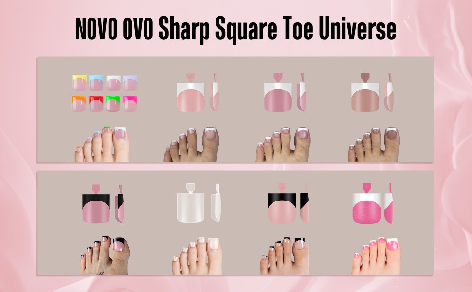 NOVO OVO Sharp square toe universe