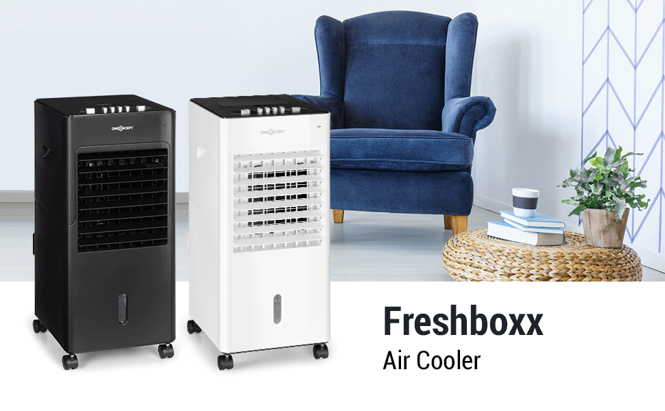 oneConcept 3in1 Air Cooling Unit with Fan, Air Cooler, Humidifier