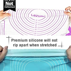  Il nostro silicone premium non si romperà una volta allungato.