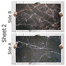Store2508 (Pack of 2) Flat Lay Flatlay Tabletop Photography Backdrop Background for Food, Jewelry