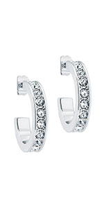 ted baker seannia crystal hoop earrings
