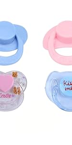4 pcs reborn pacifiers newborn dolls