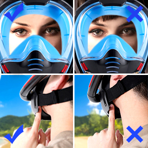 snorkel mask for adults