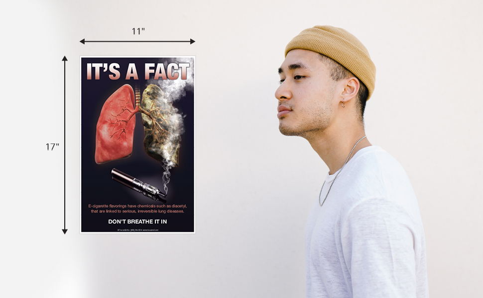 Don’t Breathe It In Poster quit vaping e cigarettes