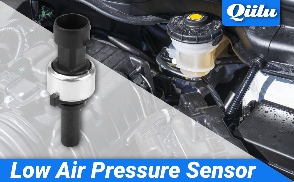 Qiilu Low Air Pressure Sensor Transductor Car Vehicle BENDIX for