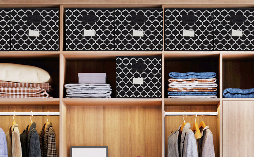 Homyfort Cube Storage Organizer Bins 13x13 Fabric Storage