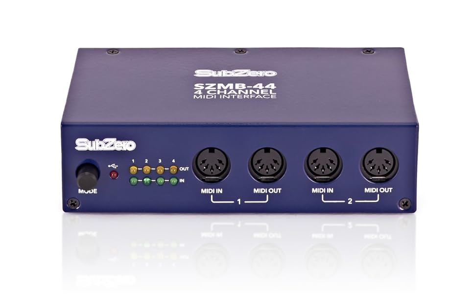 SubZero 4x4 MIDI Interface Amazon.co.uk Musical Instruments & DJ