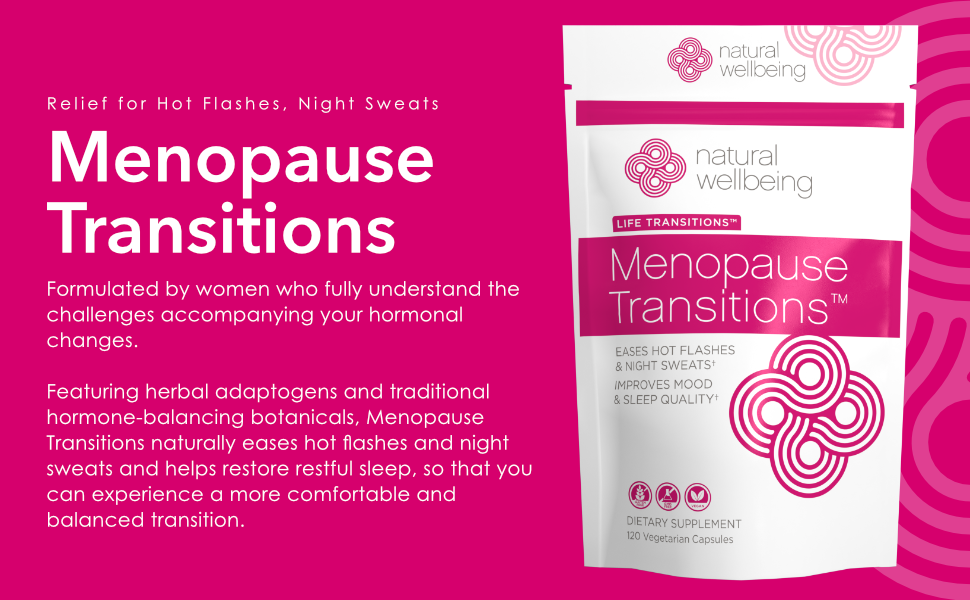 Natural Wellbeing Menopause Transitions Herbal