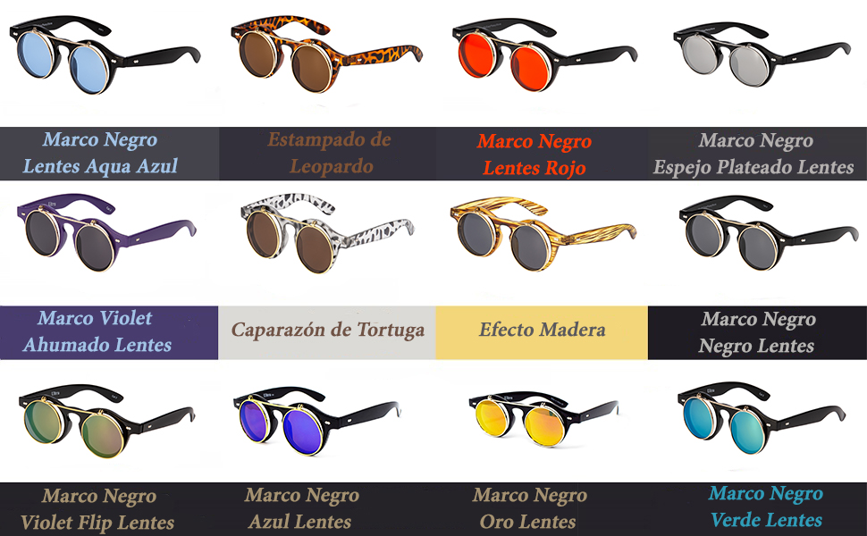 lentes de sol redondos hombre