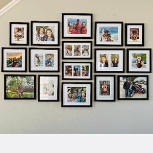 Tasse verre picture frames for wall collage portrait landscape horizontal mount vertical hanging
