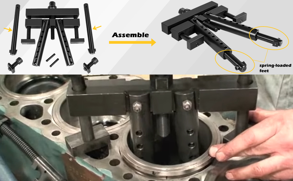 Universal Cylinder Liner Puller Assembly Fits for Mack