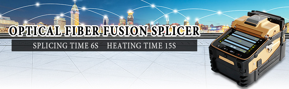 AI-8 Precision Optical Fiber Fusion Splicer Fiber Optic Welding Splicing Machine 