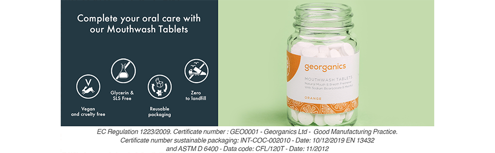 Georganics, Oral care, teeth care, mouth care