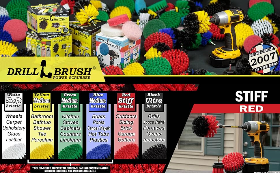 Drillbrush Red