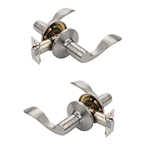 reversible door levers satin nickel dynasty hardware heritage passage handles locks