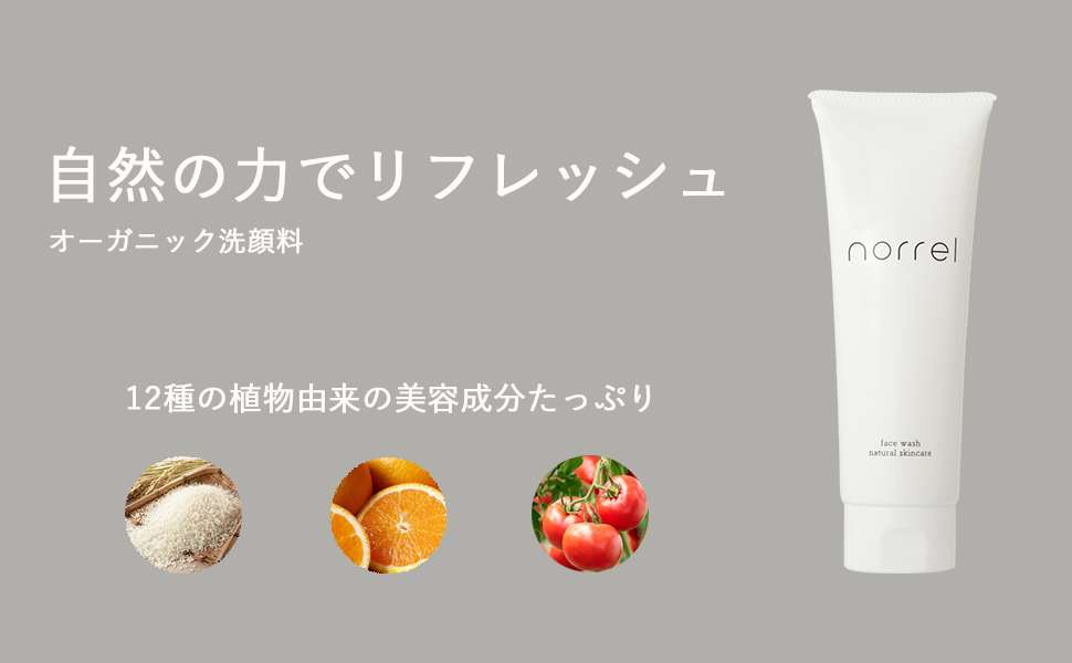 Amazon ノーレル 洗顔 オーガニック 敏感肌 泡 毛穴 黒ずみ ニキビ メンズ可 男女兼用 フェイスウォッシュ Norrel 洗顔フォーム 通販