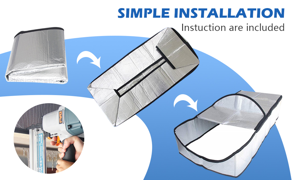 Attic Stairs Insulation Cover 25" x 54" x 11" Attic Ladder Insulation
