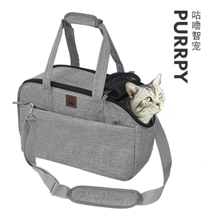 EGGYグレー猫キャリーバッグ美品 EGGY リュック型猫ハウス - Cモール