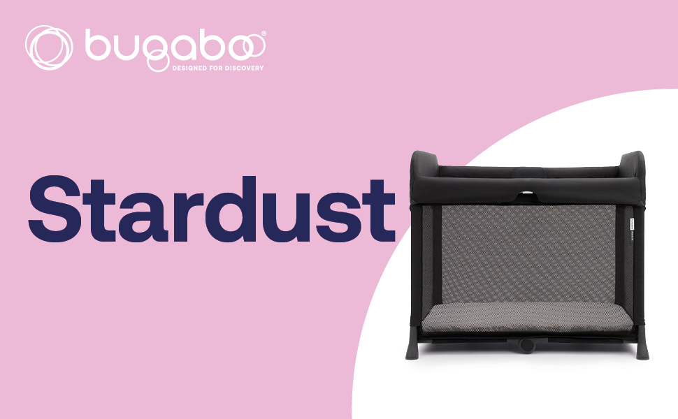 Bugaboo Stardust Allinone, Quick to Assemble, popup Travel cot and