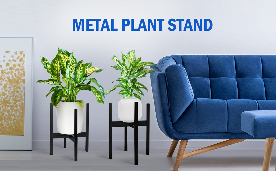 Gonioa Metal Plant Stand for Indoor/Outdoor Plants, Modern