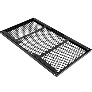 steel folding camp fire grill stand