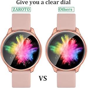 Amazon Com Zaroto Compatible For Samsung Active 2 Watch Band 44mm 3 Pack Screen Protector For Galaxy Watch Active 2 Accessories Cover For Galaxy Watch Active 2 44mm Samsung Galaxy Watch Black Rose Pink Gold