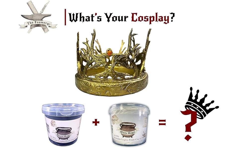 Whats your cosplay? 300g and 900g moldable cosplay foam clay by the Foamory